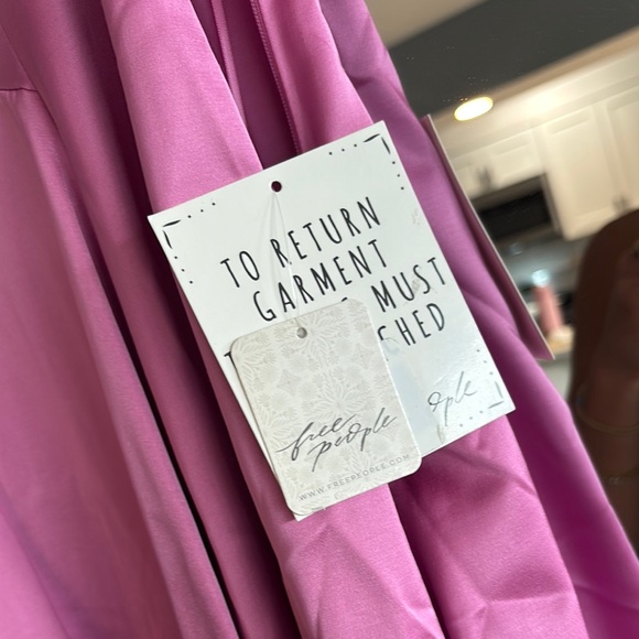 Free People Pink Backless Dress - Picture 4 of 4